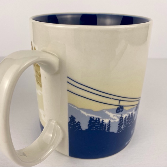 Starbucks Whistler mug, 2009 Collector Series, 16 fl oz ceramic coffee cup - Picture 2 of 8